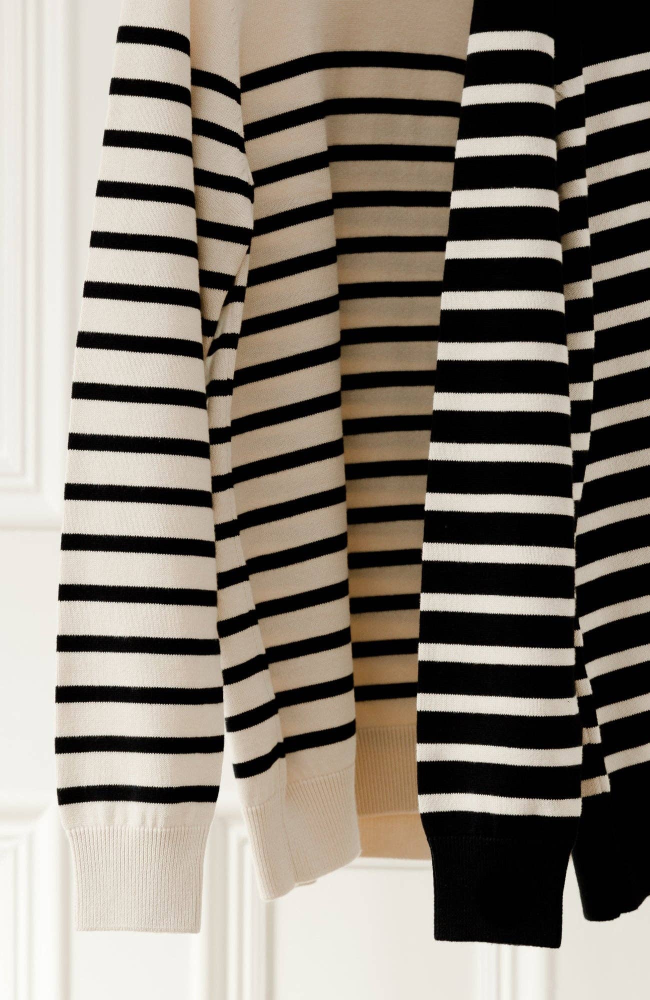 Paul James Knitwear – wholesale Knitted jumper – Men′s – Mens Lightweight Cotton Striped Breton Sweater9