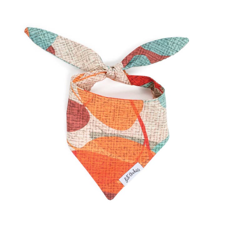 Drenched in Fall - Slimline Dog Bandana for wholesale by Lil' Archie's