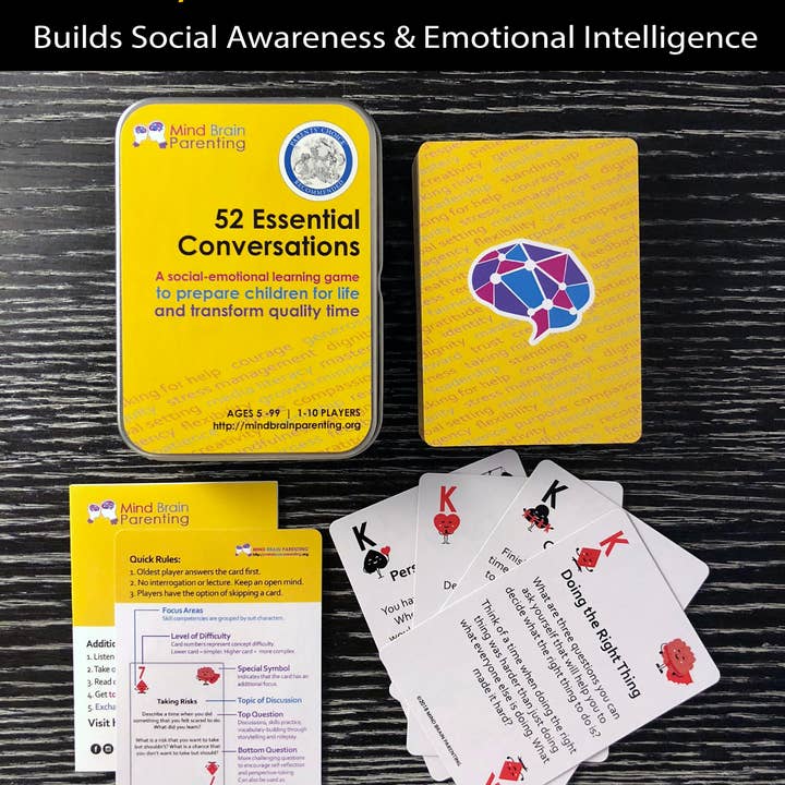 Mind Brain Emotion - Wholesale Card Game - 52 Essential Conversations5