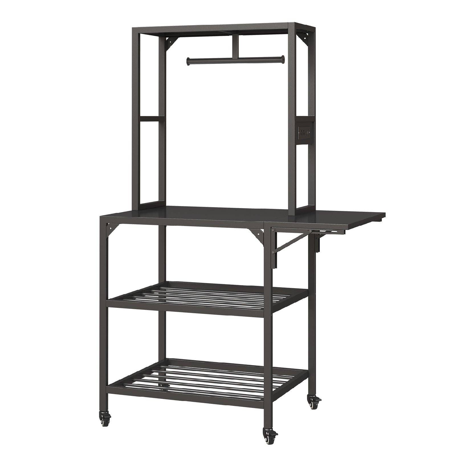 39F Inc. - Wholesale Free Standing Shelf - 3D Printer Stand with Storage Rack in Black Metal1