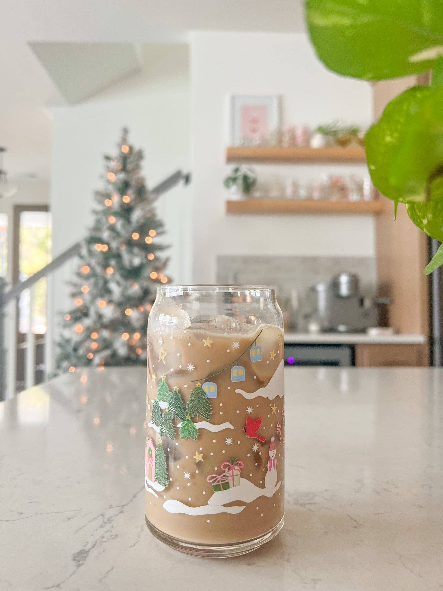 Hart and Flora Shop - Vente Verre/tasse - Verre Scène d'Hiver 16oz4