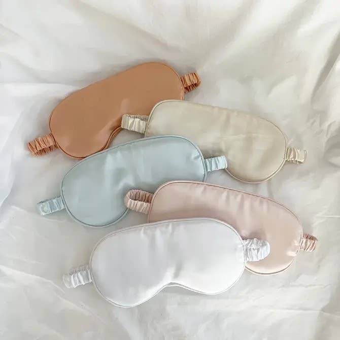 LoveLina - Wholesale Sleep/Eye Mask - Silky Satin Sleep Eye Masks with Ribbon - GRACIA