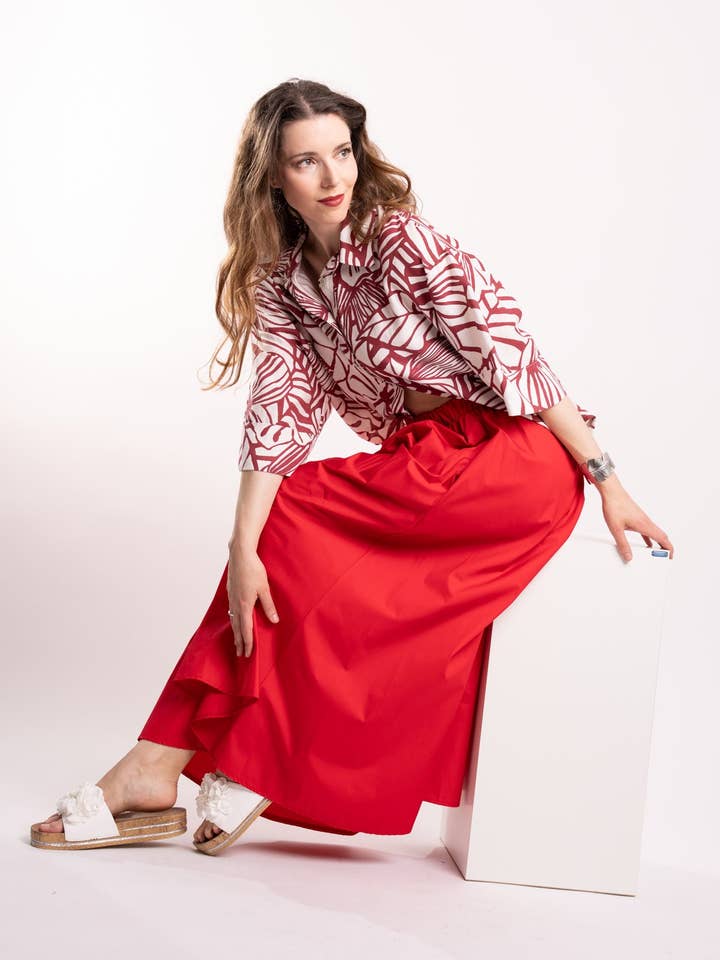 JCL Fashion - Wholesale Button Down Shirt - Women's - LARA 25 Blouse5