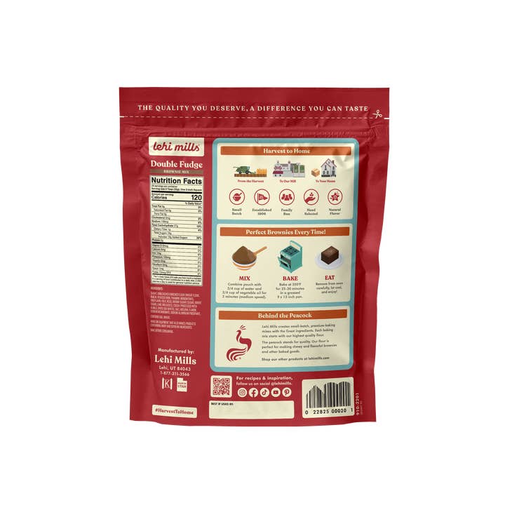 Lehi Mills – Engroshandel Browniemix – Dobbelt Fudge Brownie