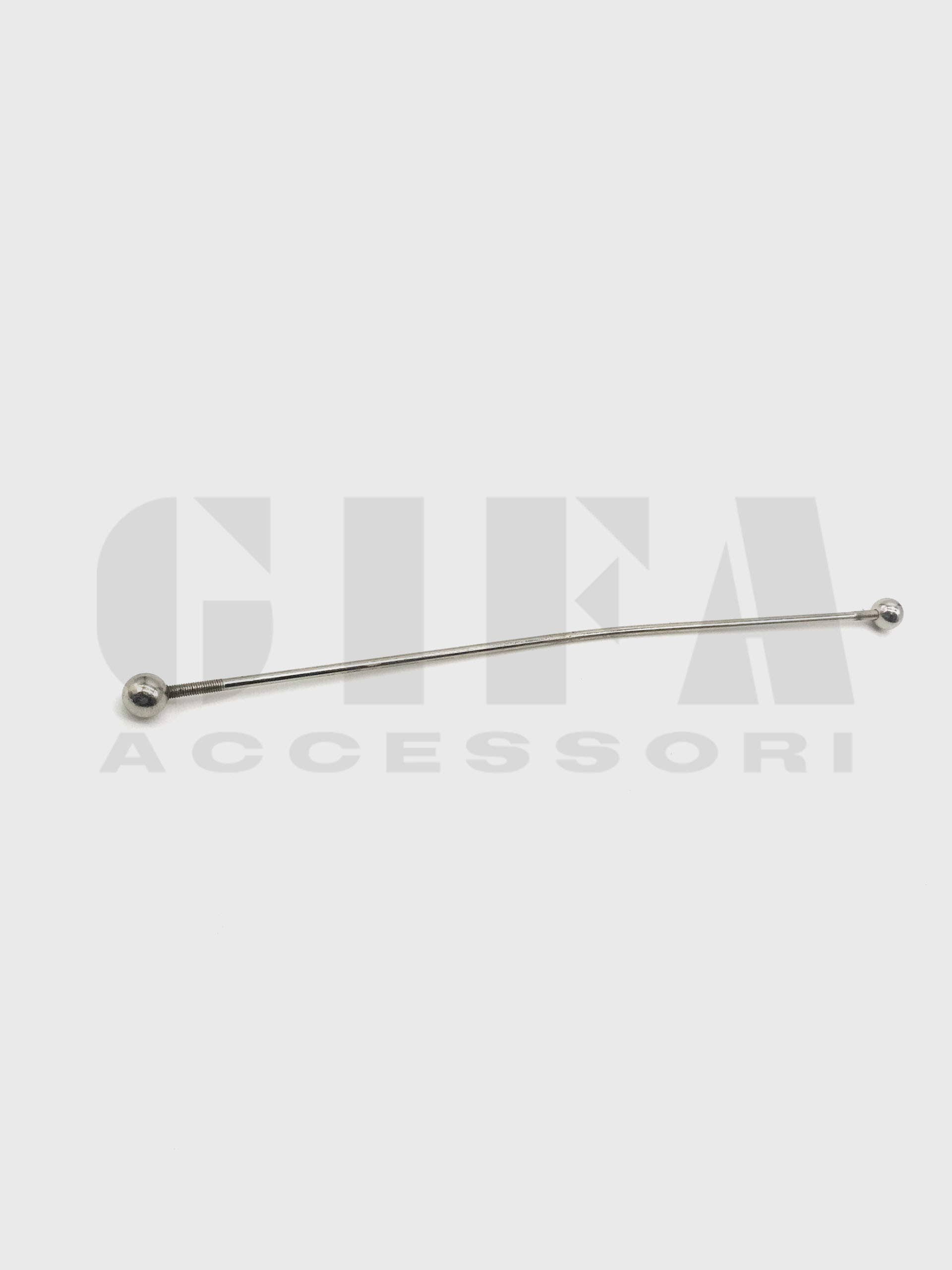 Gifa Accessori - Wholesale Clothes Hangers - Threaded iron rod with spheres 22 cm Nickel2