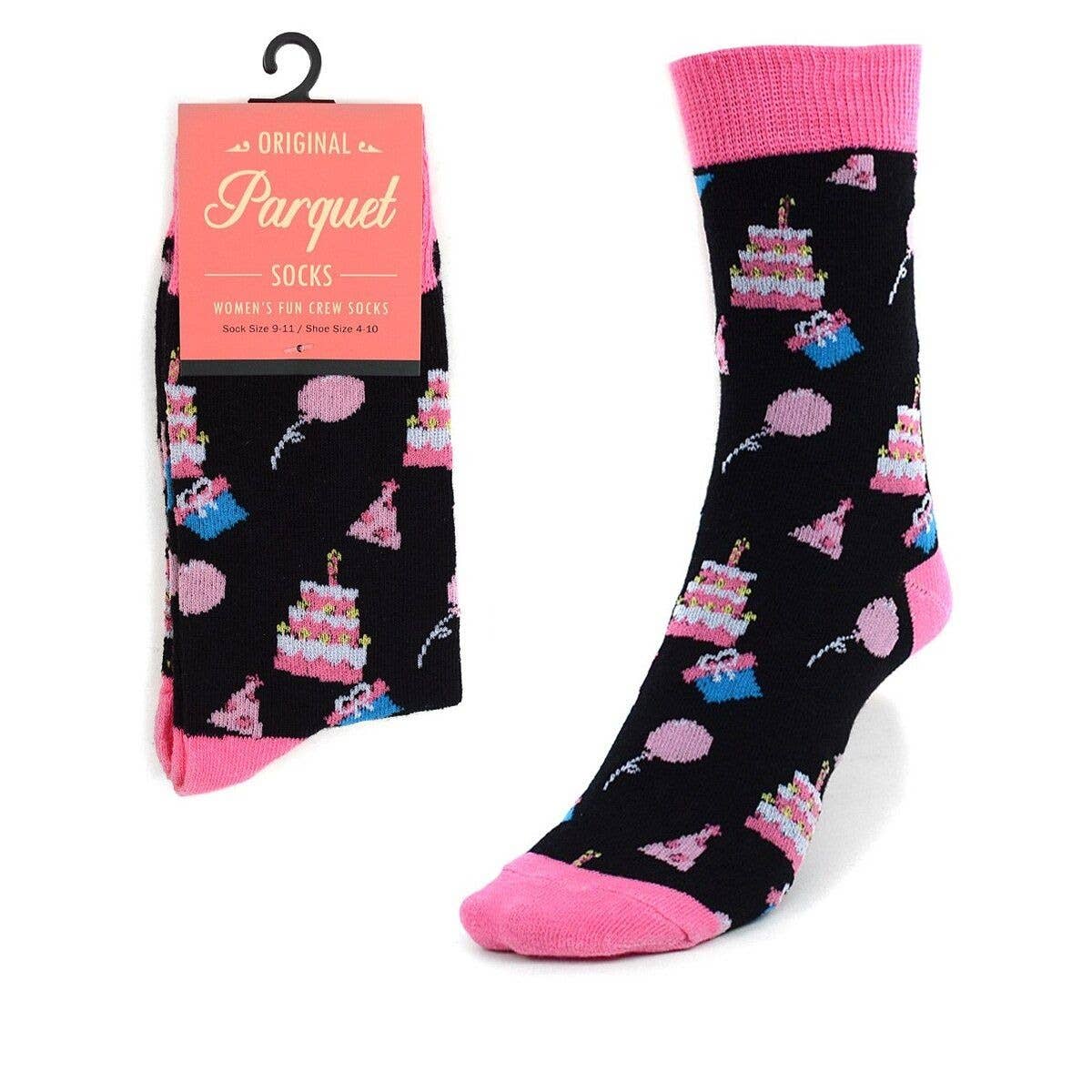 Selini New York - Wholesale Socks - Women's - Women's Birthday Cake Novelty Socks1