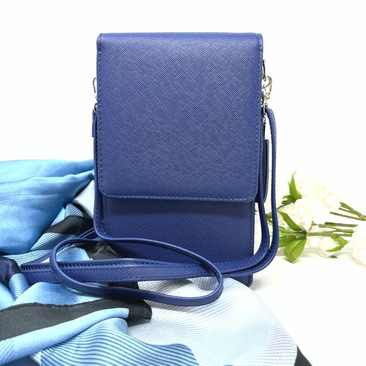 YOUZEY - Wholesale Crossbody Bag - Women's - Phone Crossbody Bag Saffiano Leather with Fringe Tassle3