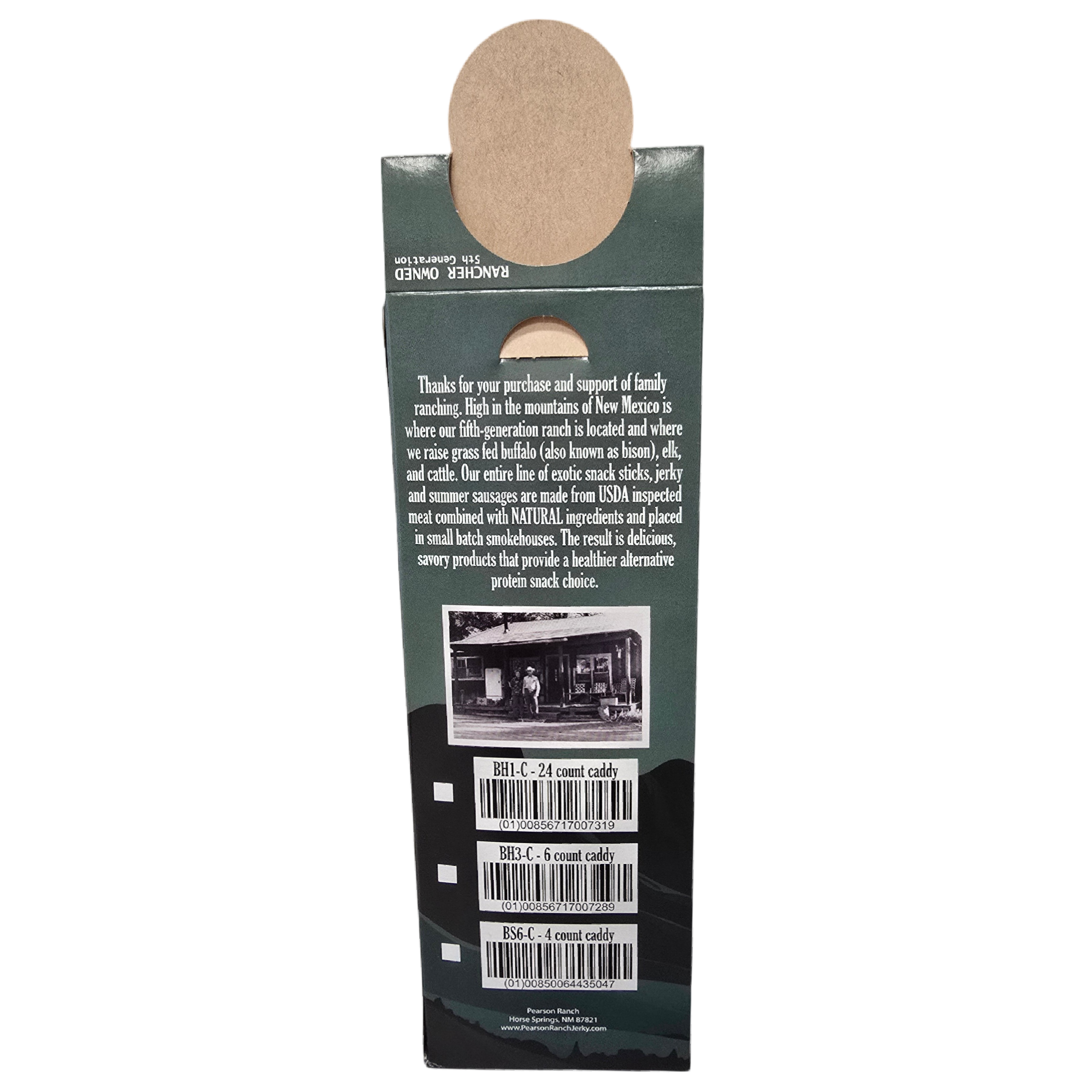 Pearson Ranch Elk & Bison Jerky - Wholesale Jerky - 24 Count Caddy - Bison Snack Sticks 2