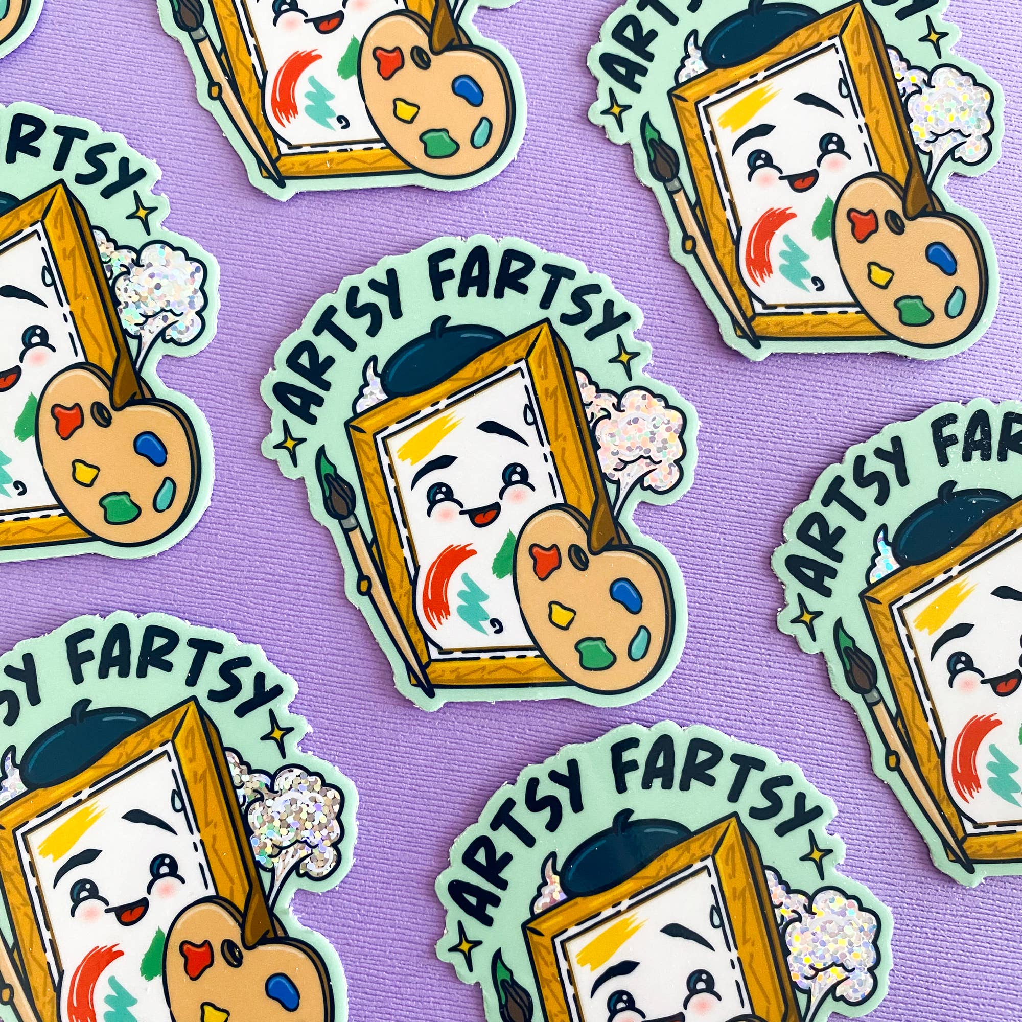 The Paint Sesh - Wholesale Sticker - Artsy Fartsy Sticker | Artist Accessory | Art Decal 7