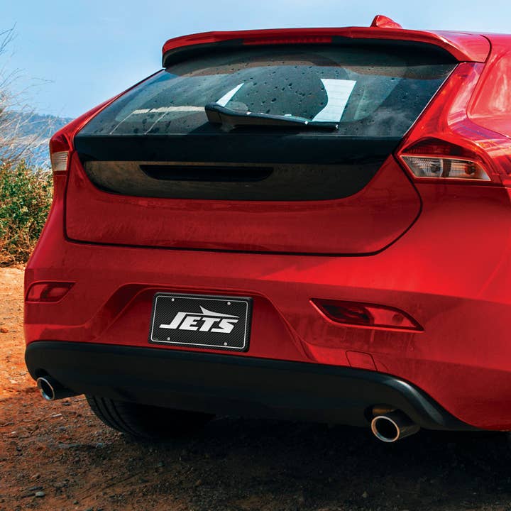 Rico Industries - Wholesale Car Decorative Charm - Unisex - NFL Football New York Jets Carbon Fiber Design Metal Tag2