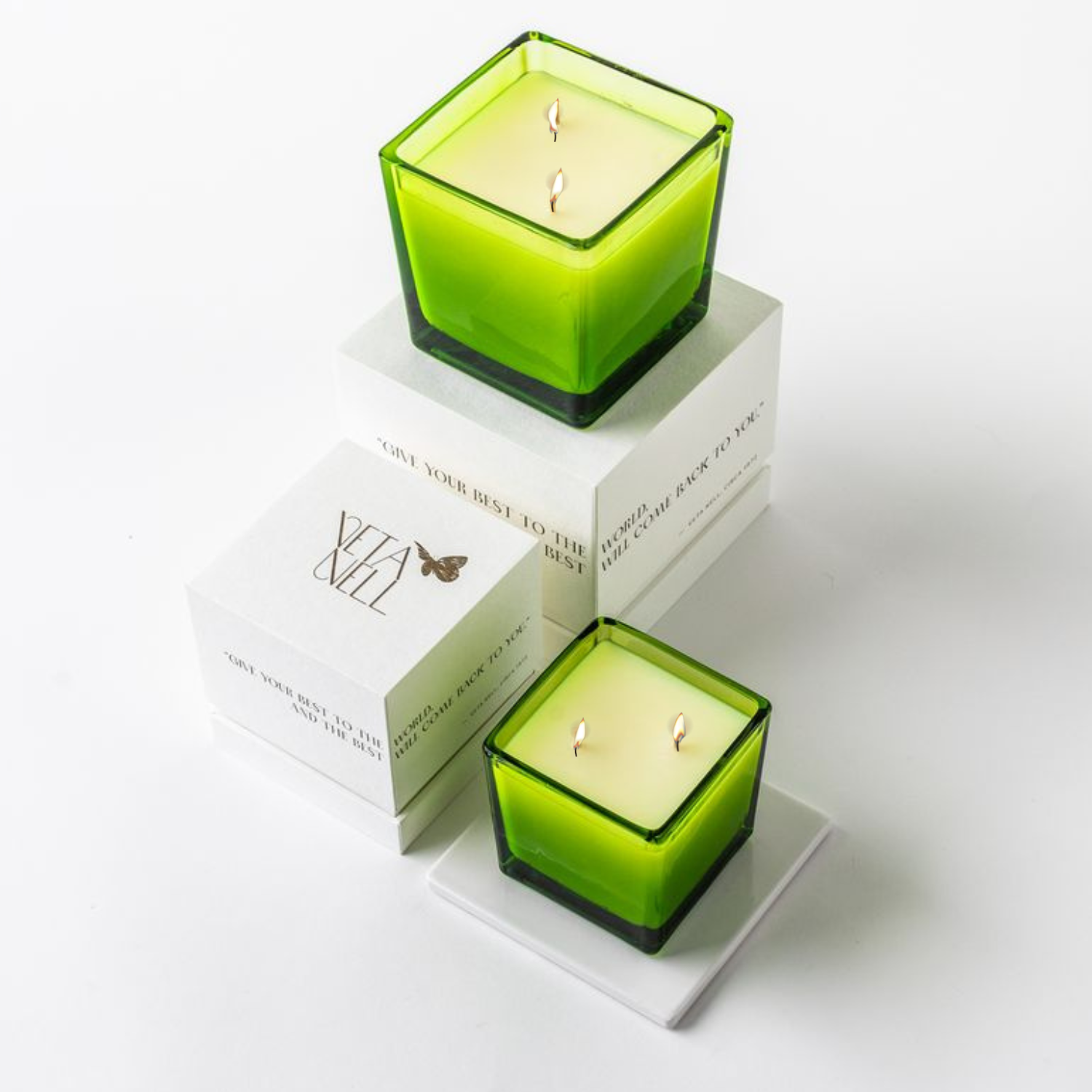 Veta Nell - Wholesale Jar/Filled Candle - CHARTREUSE NO. 5 Candle | Lux Box | Coco Wax | Essential Oil10