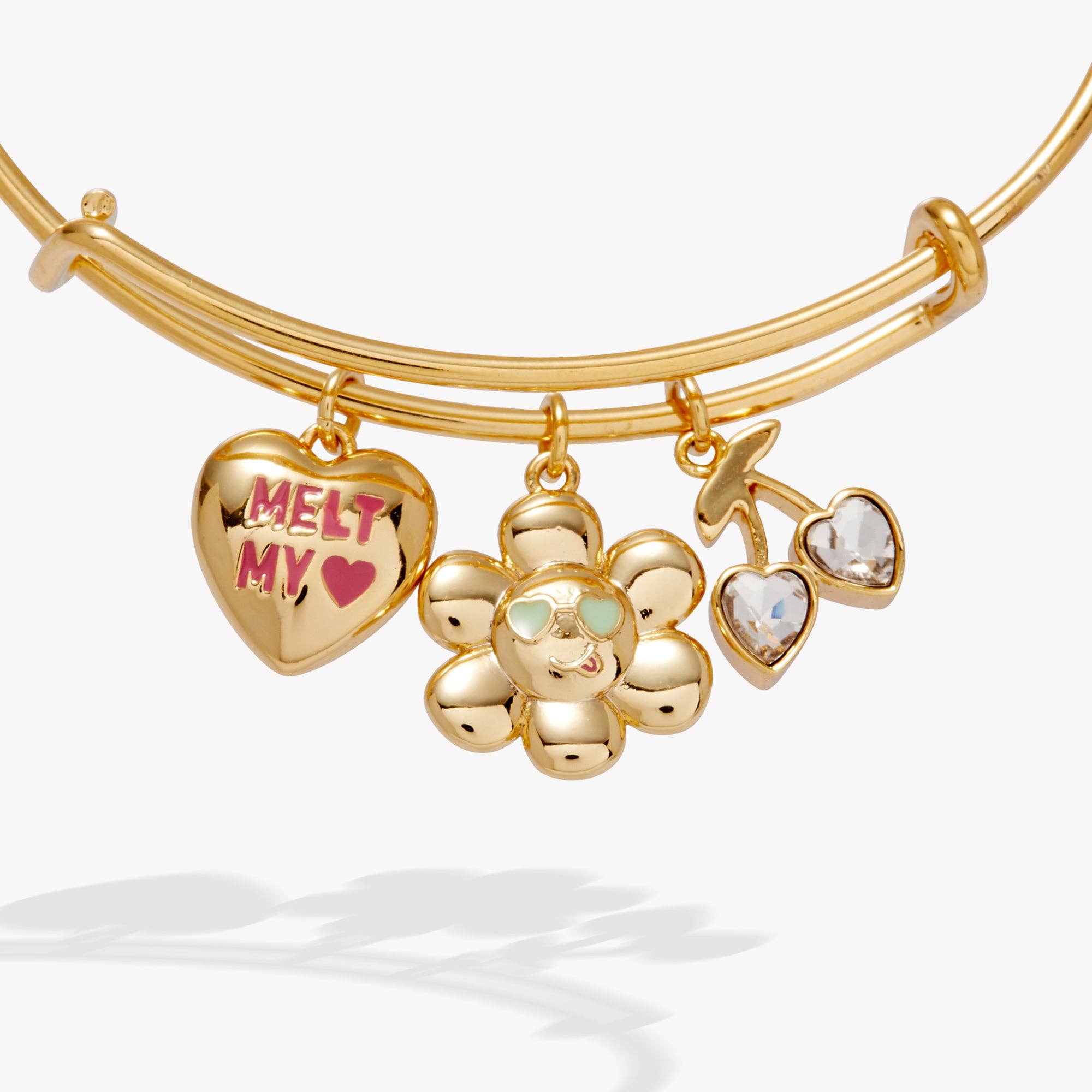 Alex and Ani - Wholesale Bangle Bracelet - Sweethearts® 'Melt My Heart' Multi Charm Bangle2