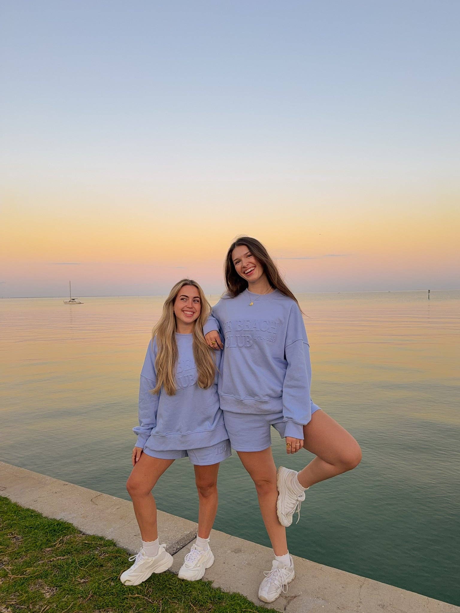 The Beach Club - Wholesale Sweatshirt - Women's - Serenity Crewneck2
