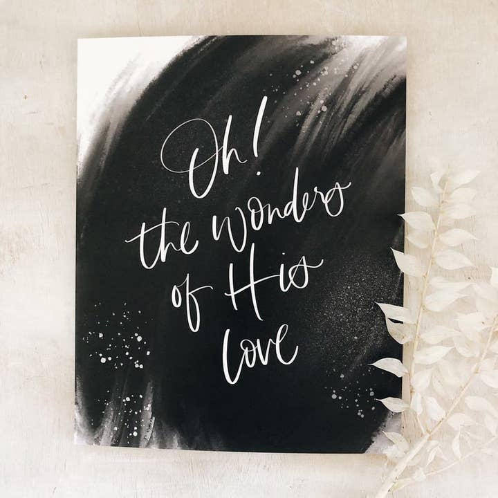 Wonders of His Love for wholesale by Coley Kuyper Art