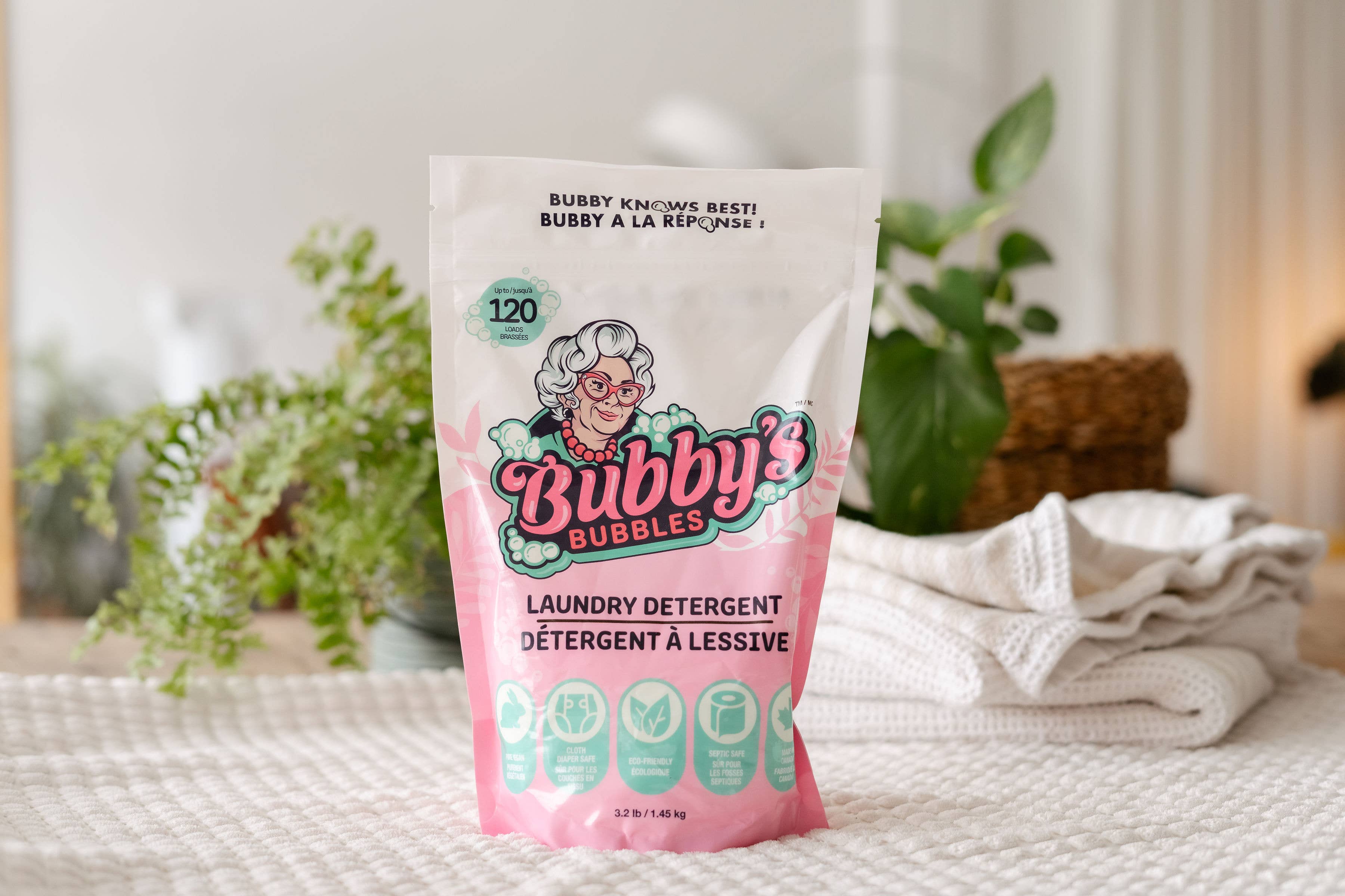 Bubby's Bubbles - Wholesale Laundry Detergent Powder/Pods - Bubby's Bubbles Laundry Detergent Bag (10,60,120&240 Loads)5