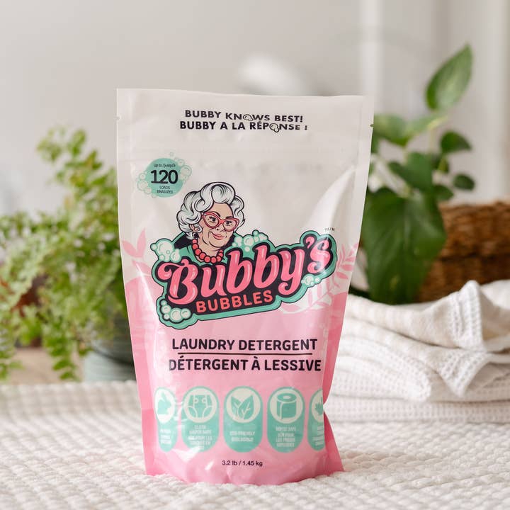 Bubby's Bubbles - Wholesale Laundry Detergent Powder/Pods - Bubby's Bubbles Laundry Detergent Bag (10,60,120&240 Loads)5