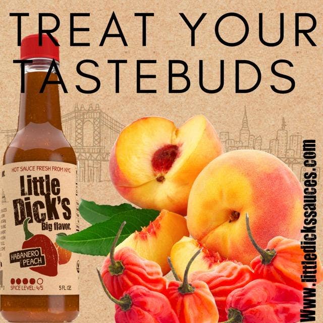 Little Dick's Sauces - Wholesale Hot Sauce - Little Dick's Habanero Peach Hot Sauce - Small Batch5