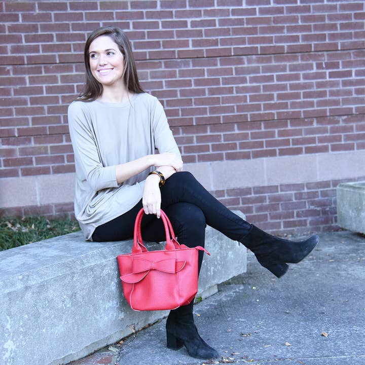 Mainstreet Collection – Engroshandel Taske med håndtag – til kvinder – CHARLOTTE TASKE PREPACK 12PC9