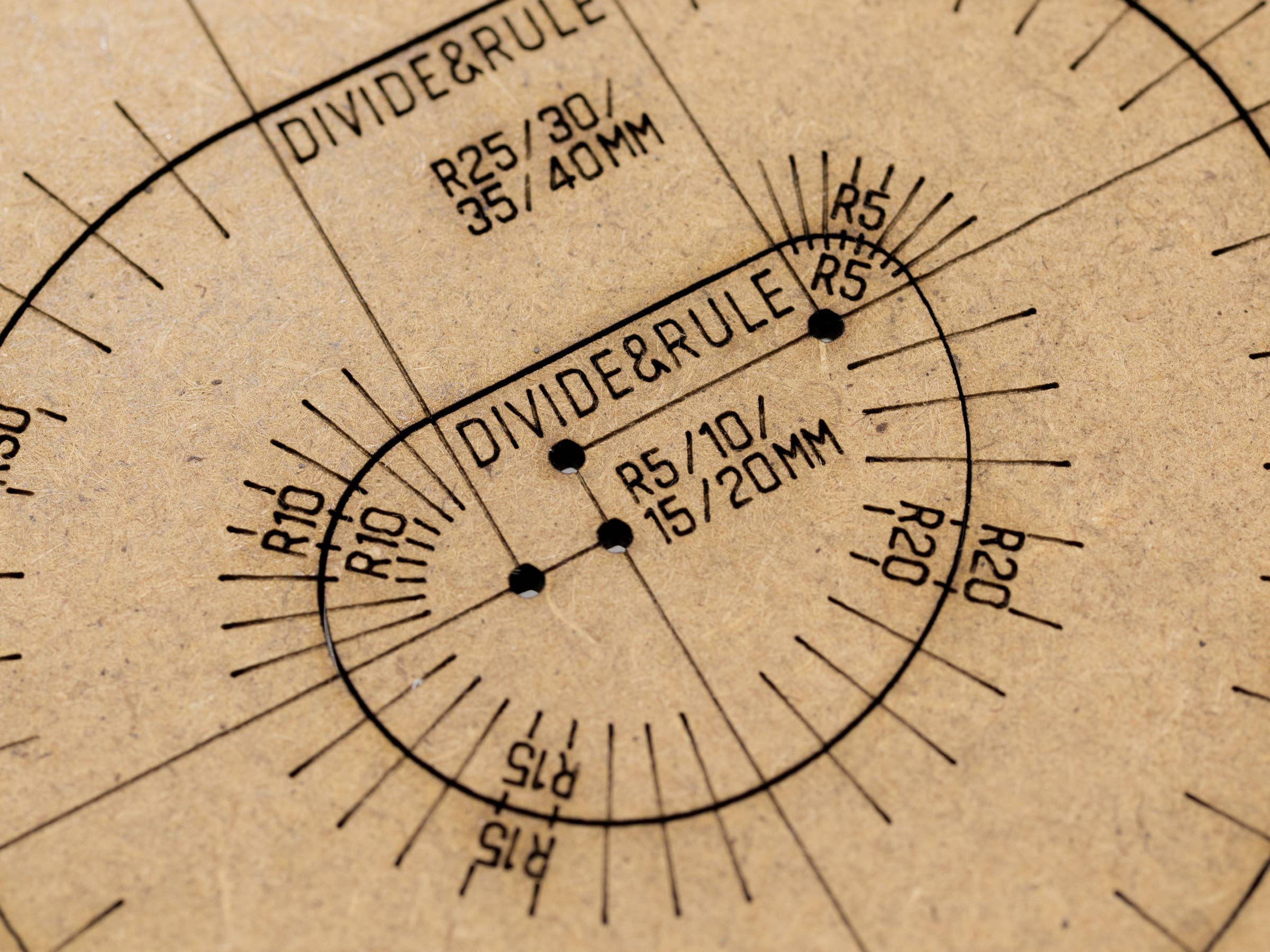 Divide and Rule – wholesale Craft tool – Radii Set - Original7