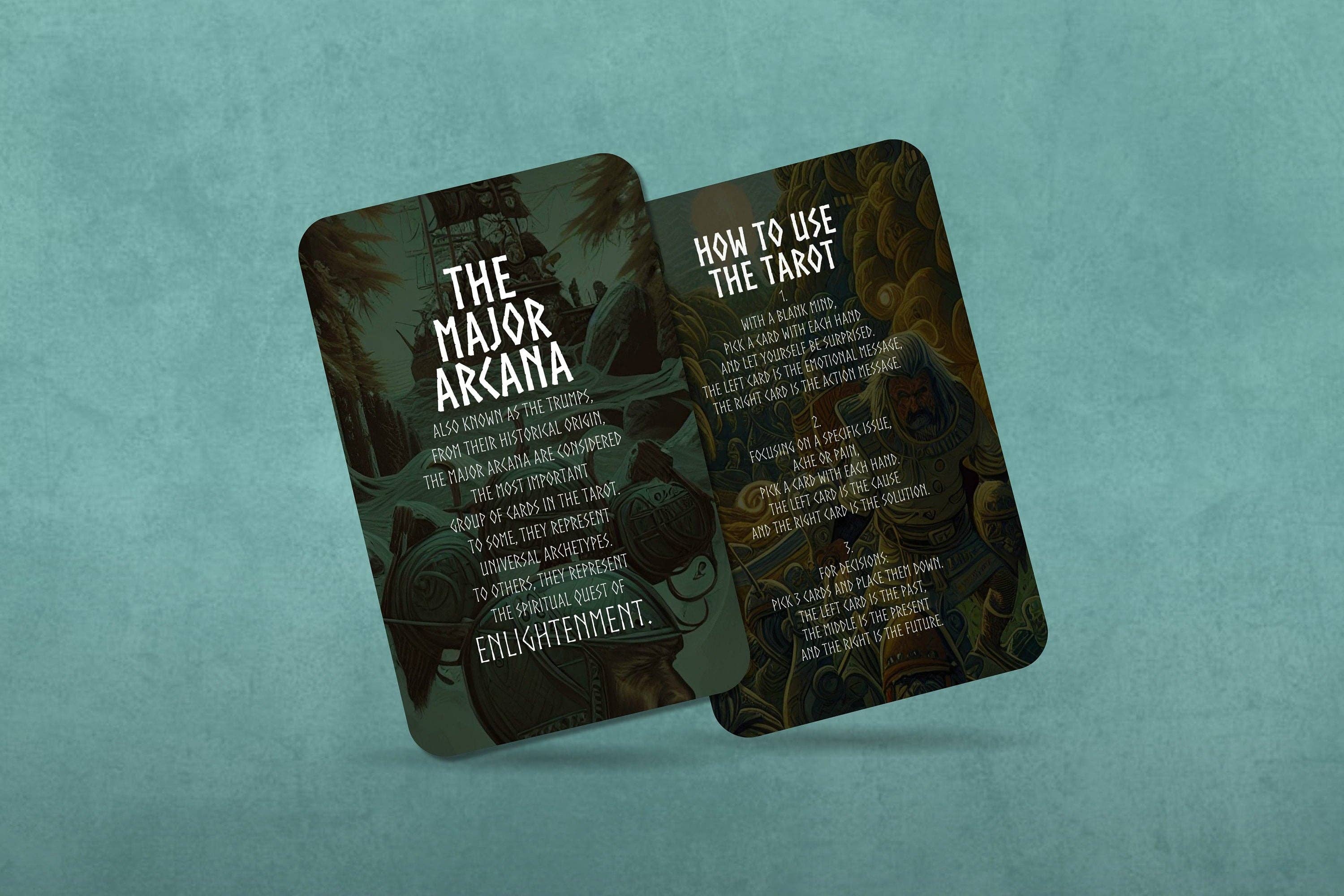 IBIZA TAROT - Wholesale Tarot Cards - Vikings Norse Tarot with Major Arcana and Runes8