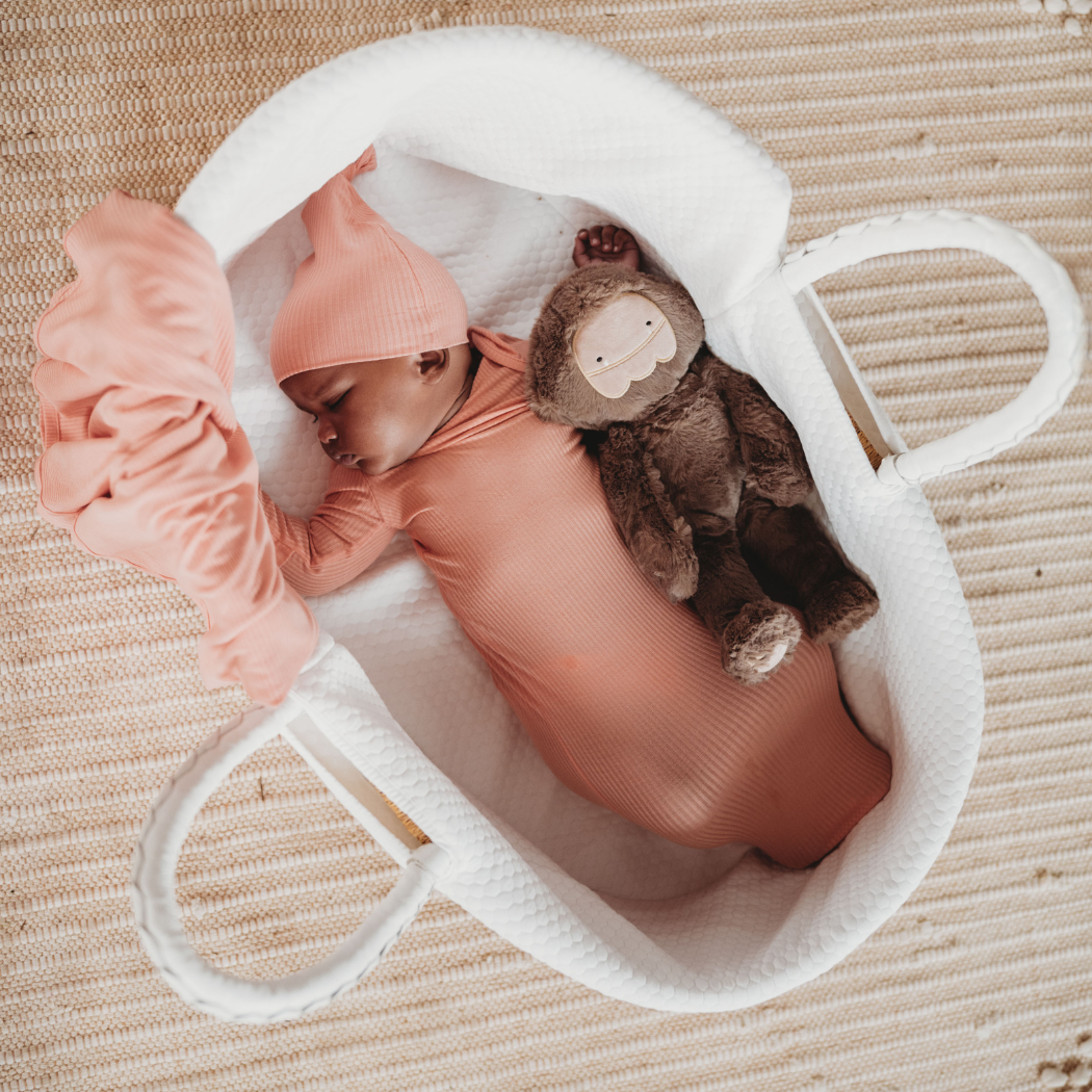 Shedo Lane - Wholesale Swaddle Set - Baby - Blushing Pink Bamboo Baby Swaddle 3 Piece Set6