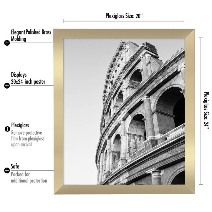 Americanflat - Wholesale Picture Frame - Americanflat Poster Frame with Wide Molding182