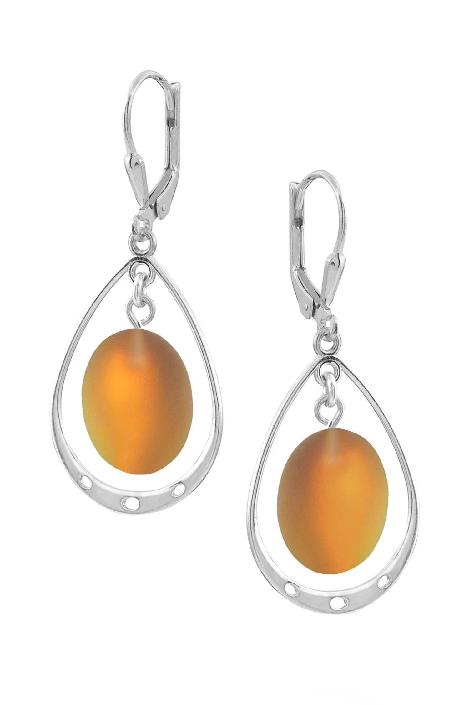 LeightWorks - Vente Boucles d'oreilles pendantes - Boucles d'oreilles ovales avec boucle11