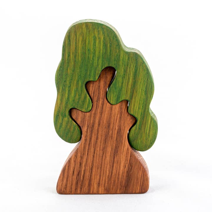 Rompecabezas de madera de roble para venta al por mayor de PoppyBabyCo