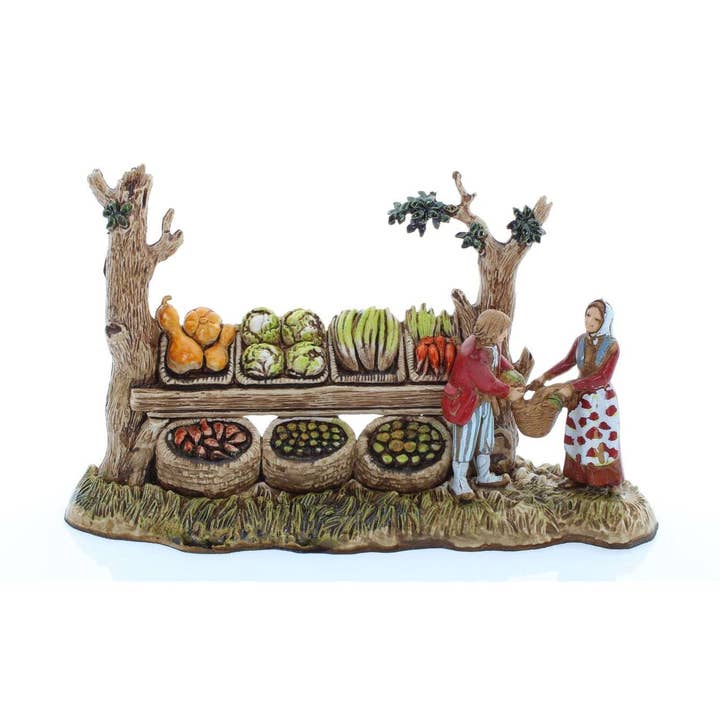 Grande Scène de Marchand de Fruits Mini 6 pour la vente par Moranduzzo