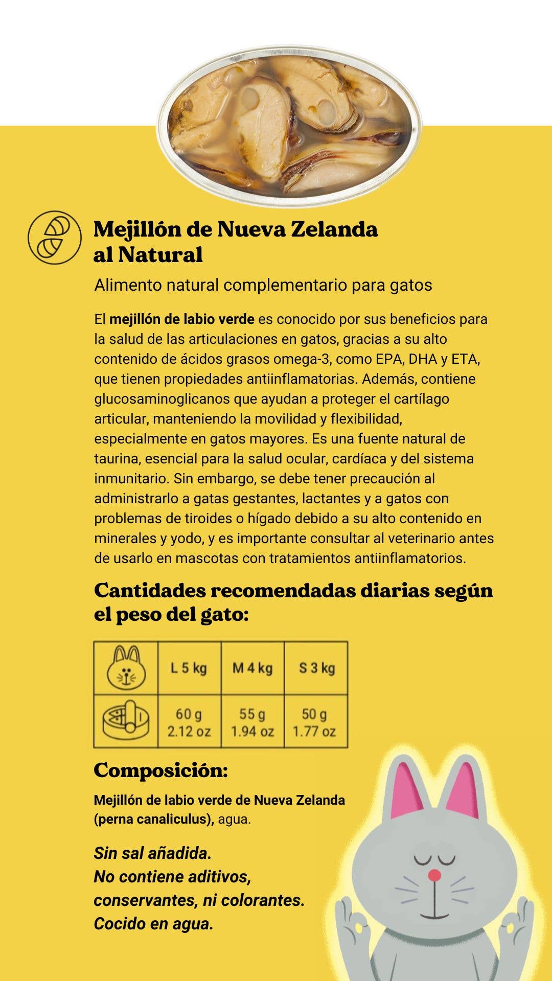 Canumi - Wholesale Pet Supplement - Cat - Green lip mussel for Cats4