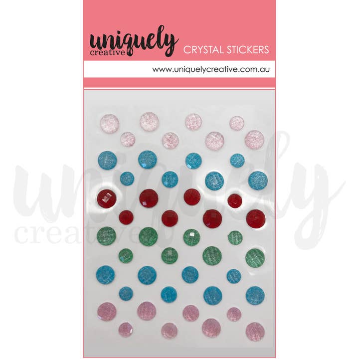 Oh wat een leuke Shimmer Crystal-stickers voor wholesale door Uniquely Creative