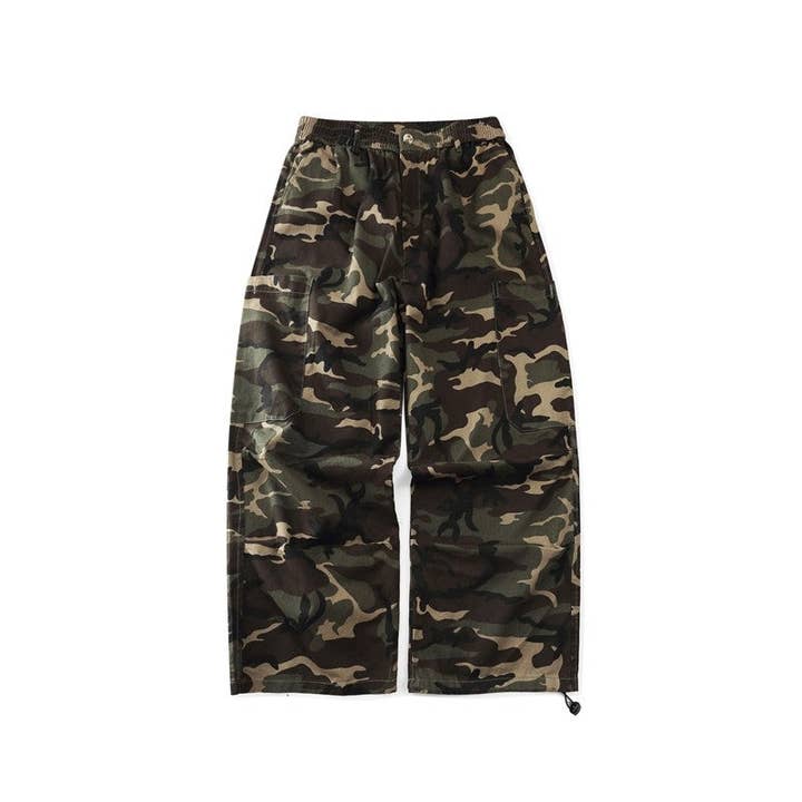 CAMOUFLAGE American Work Pants With Knee Pleats for wholesale on Faire3