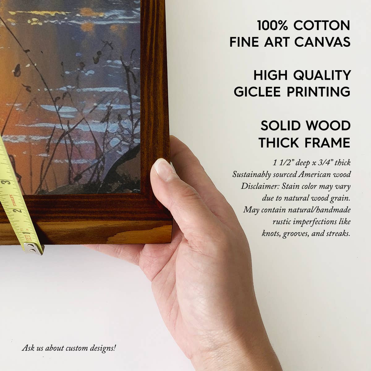 Hangout Home - Wholesale Art Print - Deer in the Wood in the Fall - Fall Mountain Canvas Art 1