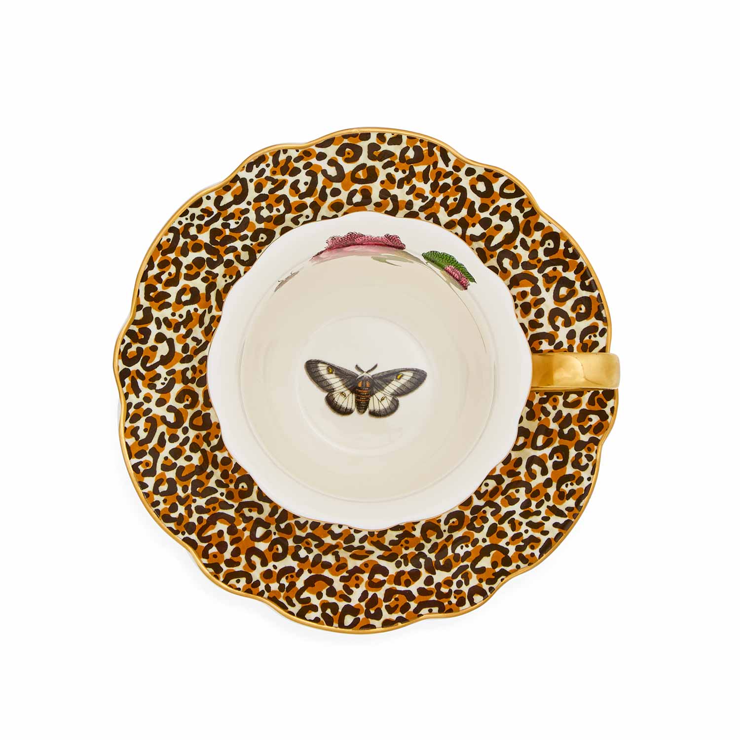 Portmeirion, Spode, Pimpernel, Nacthmann, Wrendale Designs - Wholesale Coffee/Tea Cup - Creatures of Curiosity Leopard Teacup and Saucer1
