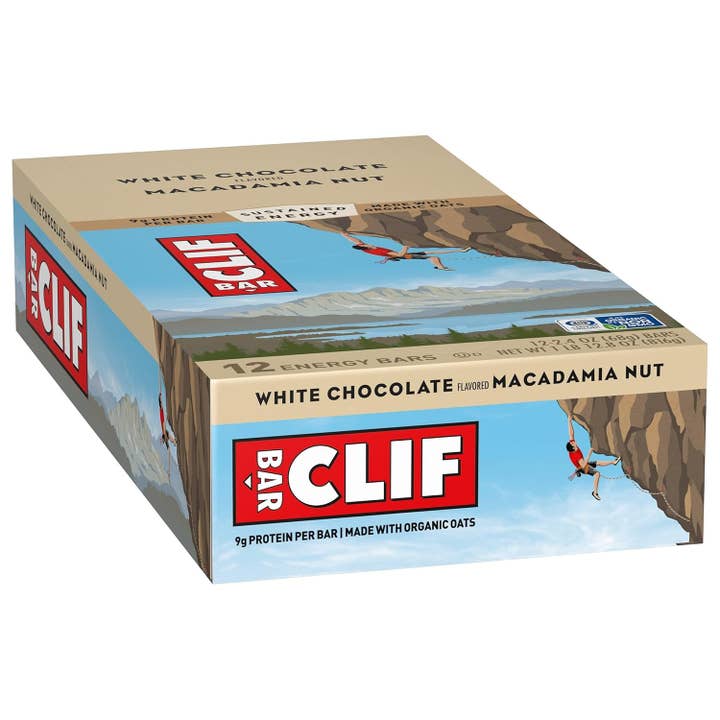 Snacky Candy - Wholesale Snack Bar - Clif Bar White Chocolate Macadamia Nut 2.4oz 12 count1