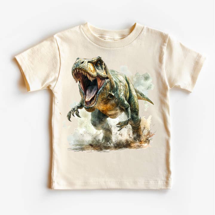 Retro T-REX Dinosaur Shirt - Dinosaur T-Rex Tee for wholesale by Madi Moosh