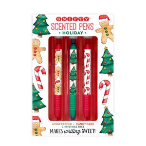  Qilery 300 Pcs Candy Cane Pen Bulk, Christmas