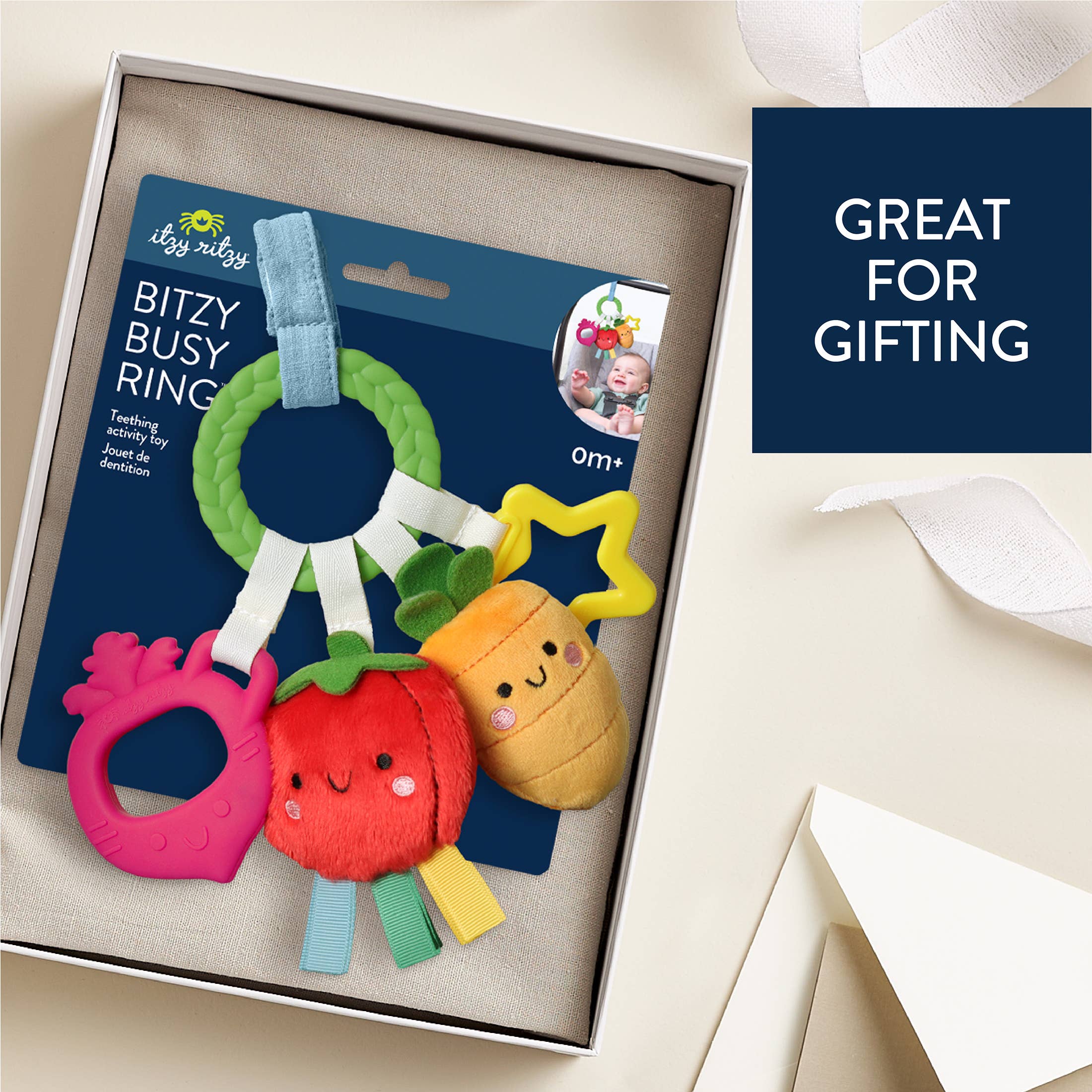 Itzy Ritzy - Wholesale Teether (Not Clip-On) - Baby - *NEW OPTION* Bitzy Busy Ring™ Teething Activity Toy21