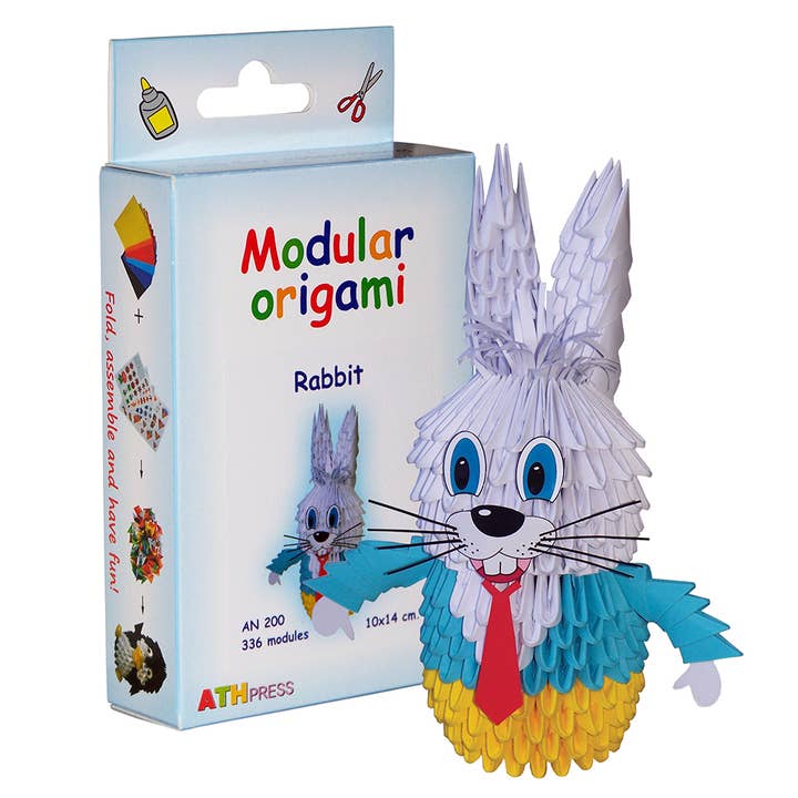 DIY Craft Kit – 3D Modular Origami Set | Rabbit for wholesale by ATHobby Do It Yourself