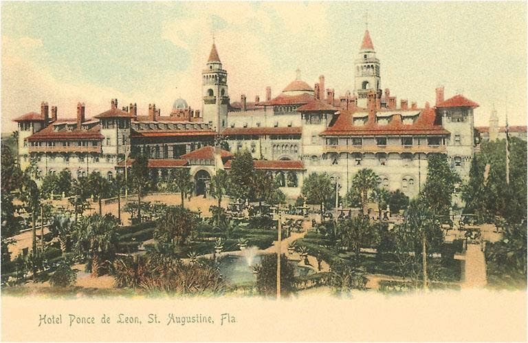 Found Image Press - Wholesale Postcard - Postcard FL-313 Hotel Ponce de Leon, St. Augustine, Florida0