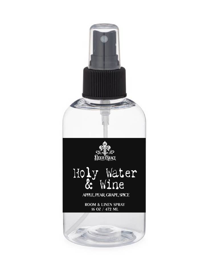 Holy Water & Wine - 6 oz Room Spray for wholesale by Dixie Grace