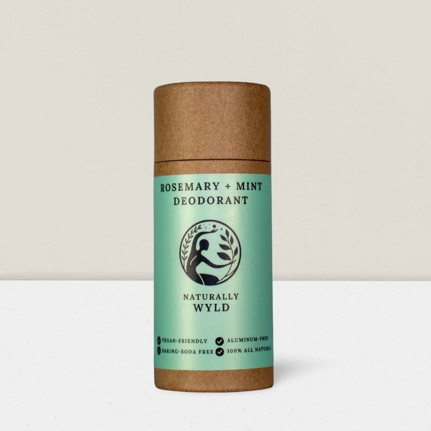 Naturally Wyld - Wholesale Deodorant - Women's - Mint + Rosemary All-Natural Deodorant (75g)2