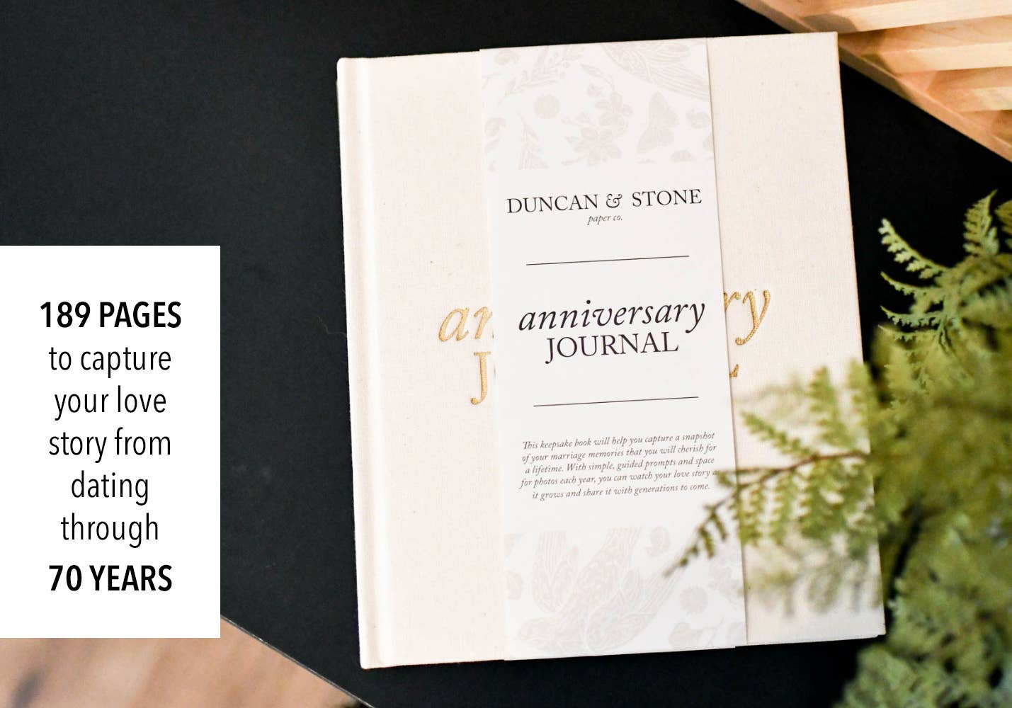 Duncan & Stone Paper Co. - Wholesale Journal/Diary - Anniversary Journal | Wedding Book | Gift for Wife or Spouse3