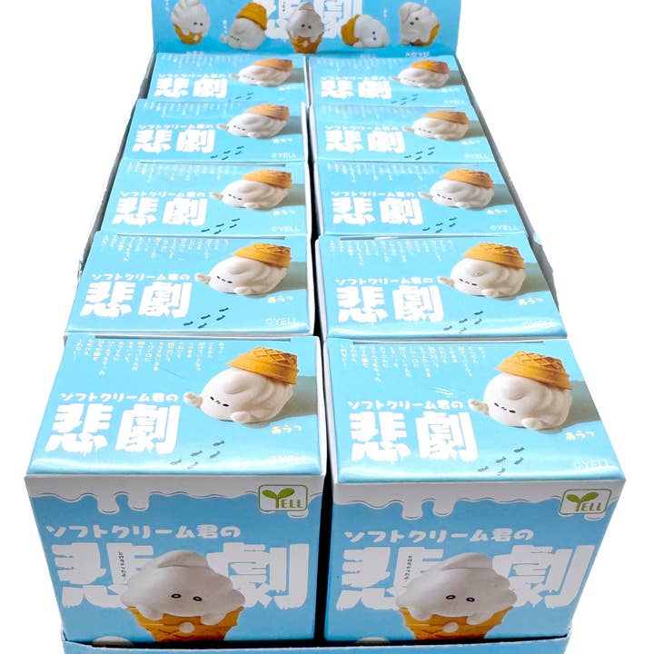 LASR – Estatueta decorativa por atacado – A Tragédia da Estatueta Cream-Kun Macio - Conjunto Caixa Cega 10pc2