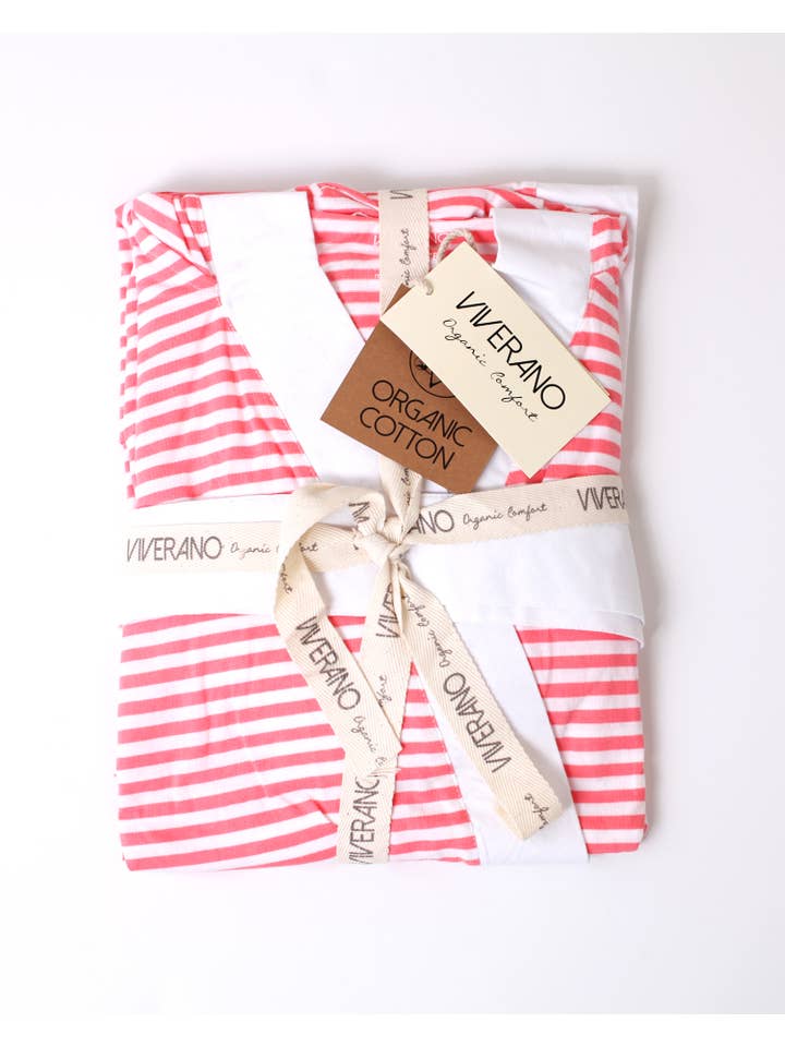 Viverano Organics – wholesale Robe – Women's – Women's Organic Hooded Bath & Spa Robe, Swim Cover-Up