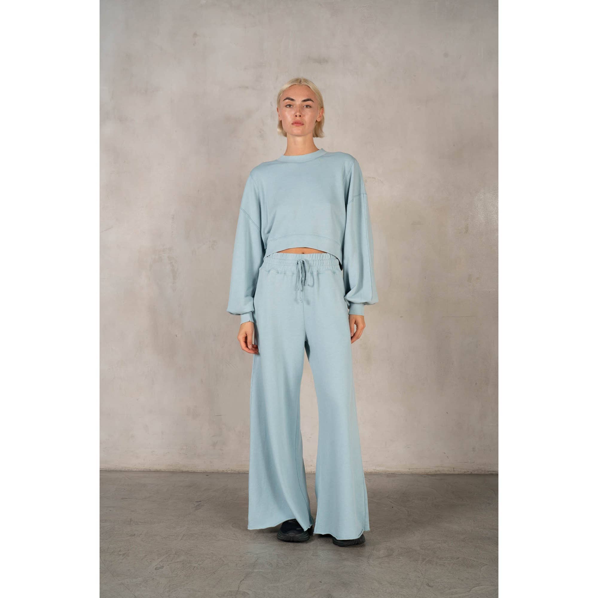 lalamia - Wholesale Pants - Women's - Matching Rib Wide Oversize Sweatpants46