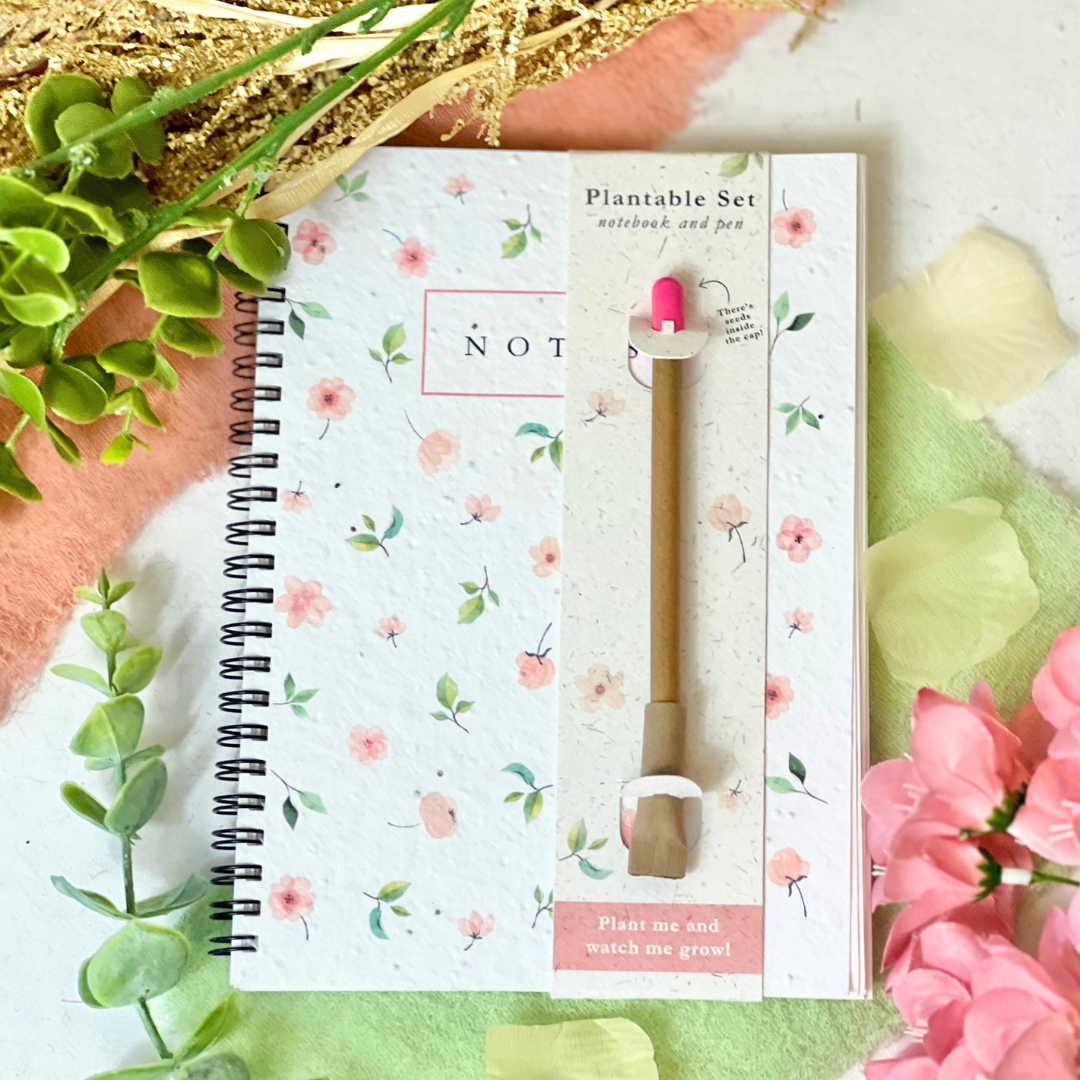 Little Green Gifts – wholesale Notebook – A5 Notebook & Pen Set - Choice Of Designs (TU-6)9