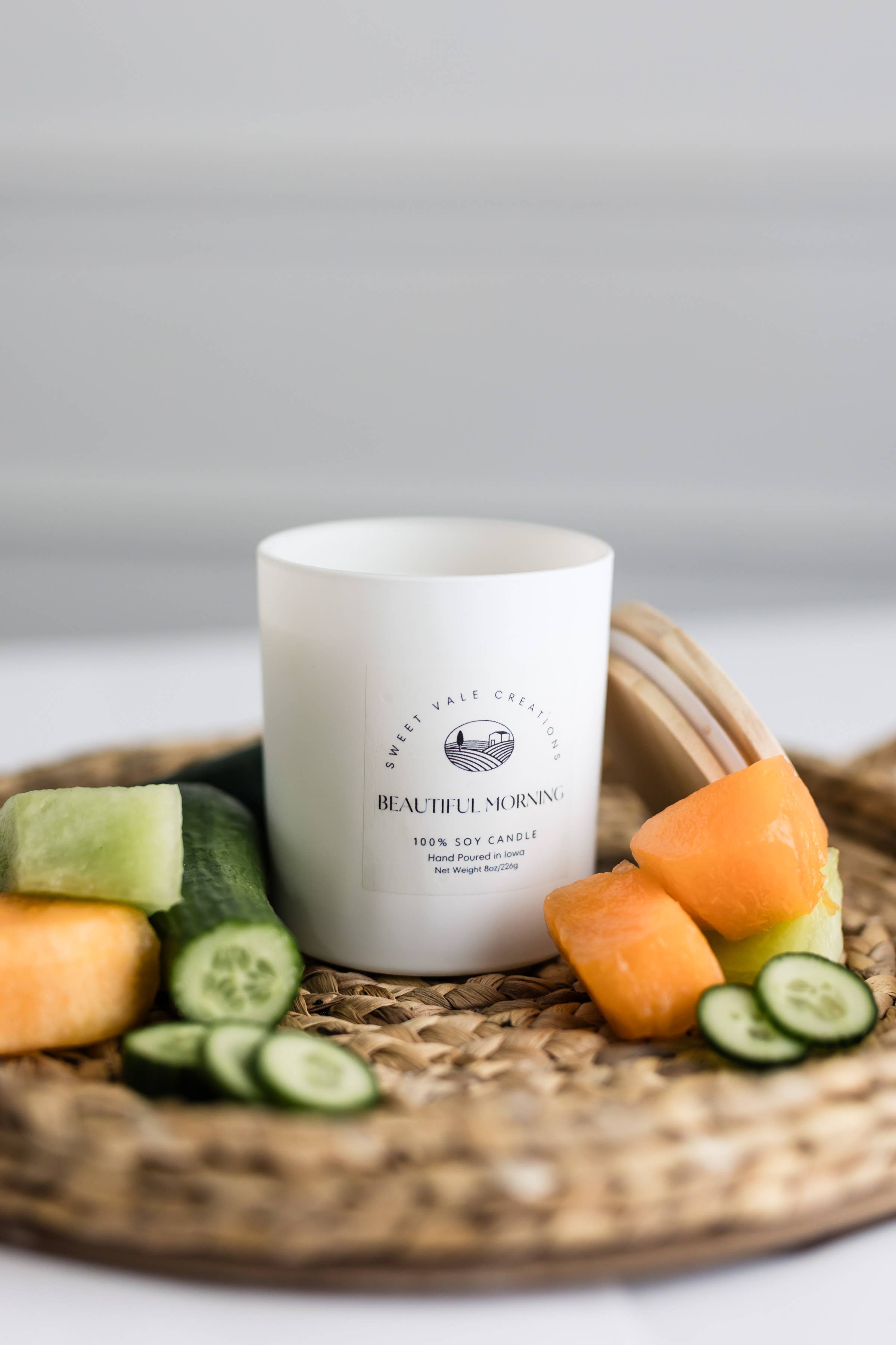 Sweet Vale Creations – Großhandel Kerze im Glas / gefüllte Kerze – Schöne Morgen-Soja-Ker