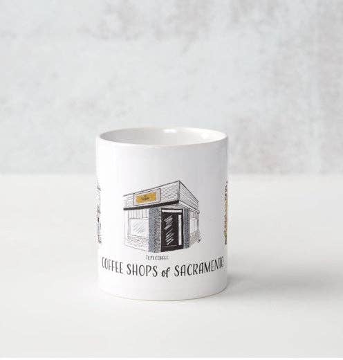PriyaOriginalsArt - Wholesale Coffee Mug - Coffee Shops of Sacramento - Mug6