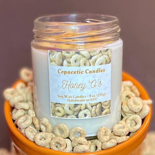 Honey O's for wholesale by Copacetic Candles